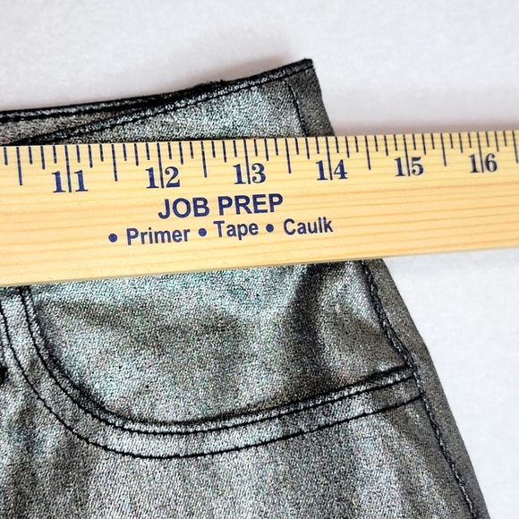 NWT!! Marc New York Metallic Stretch Denim Coated Column Skirt Size 4. #446 - Picture 5 of 9